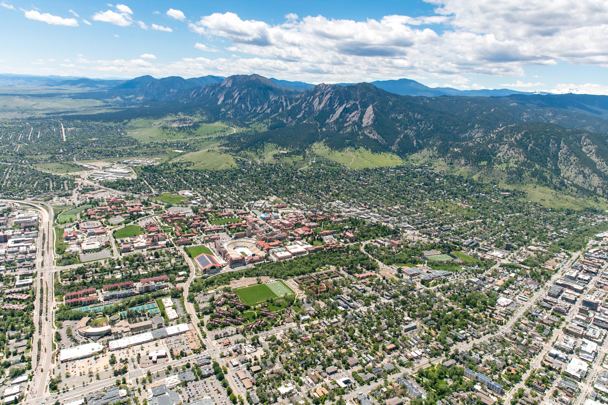 Apollo Energy team installing solar panels on a residential home in Boulder, CO.