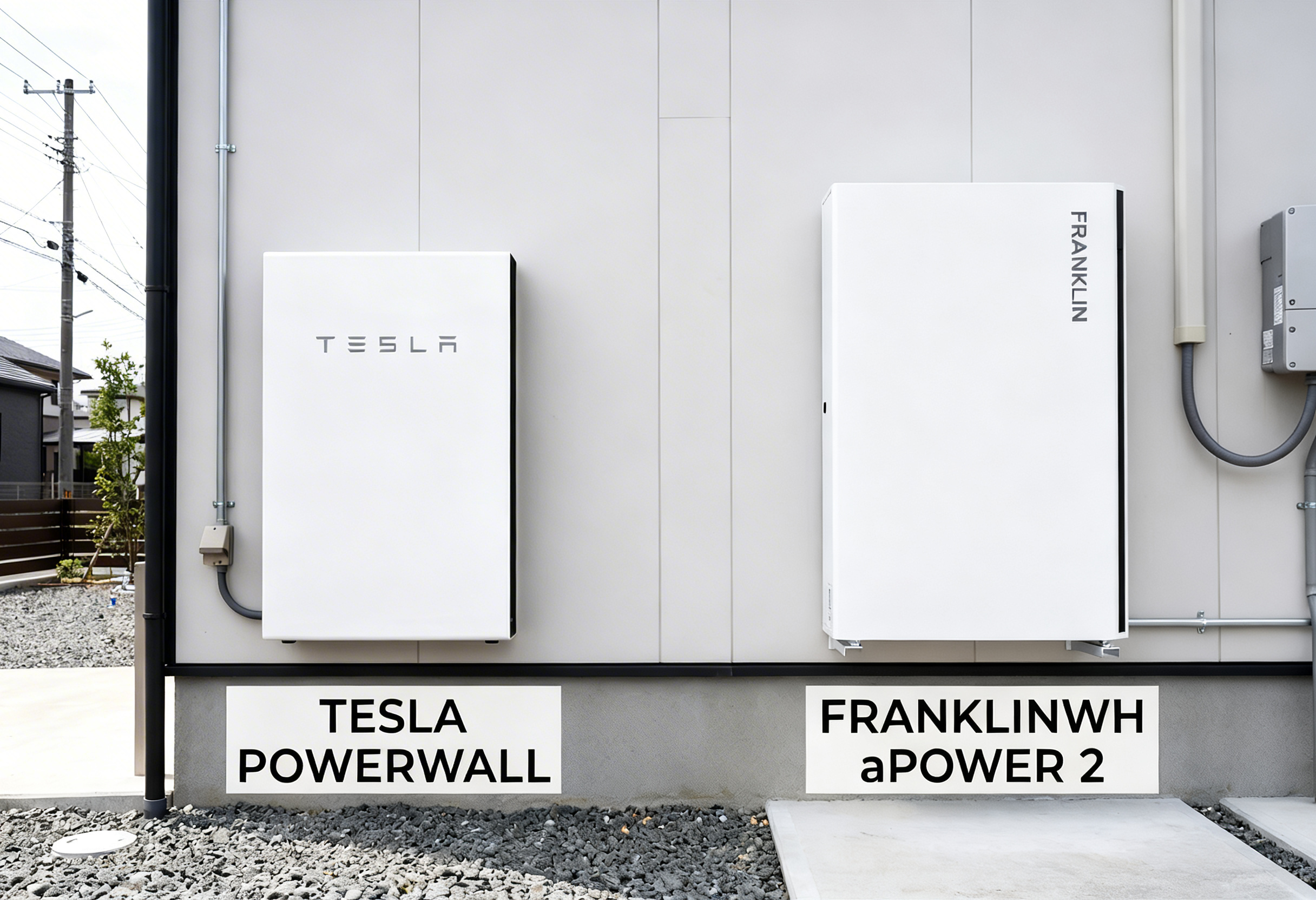 Tesla Powerwall 3 vs FranklinWH aPower 2 side by side comparison